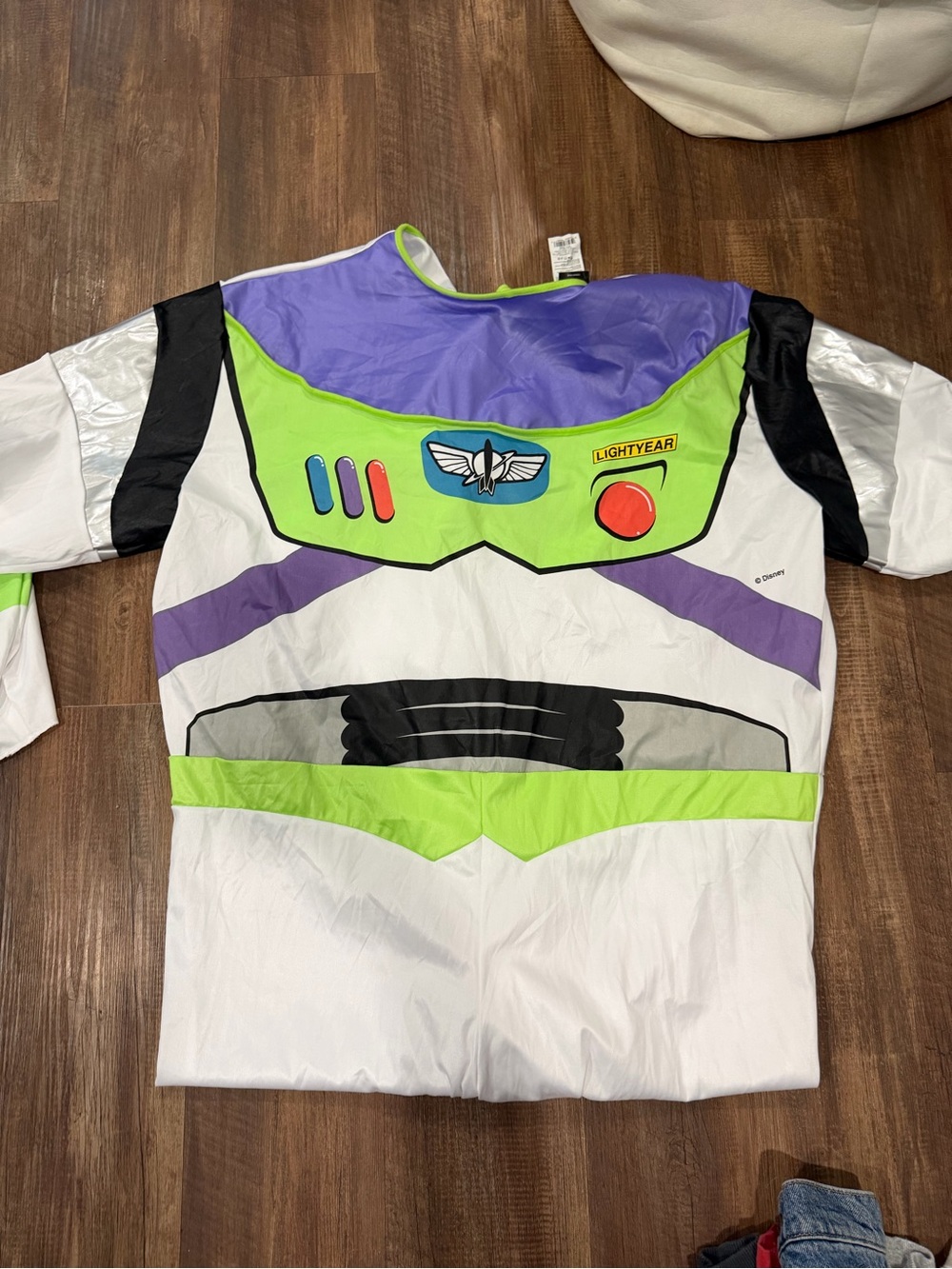 Disney Buzz Lightyear Costume Jacket in White, Green & Purple